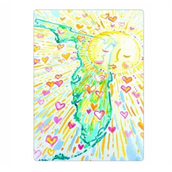 Other - Colorful  Florida Map magnet